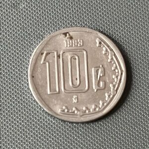 Vintage 10 Cent Coin